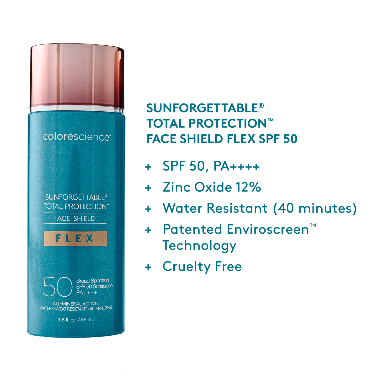 Sunforgettable Total Protection Face Shield Flex SPF 50 | Colorescience